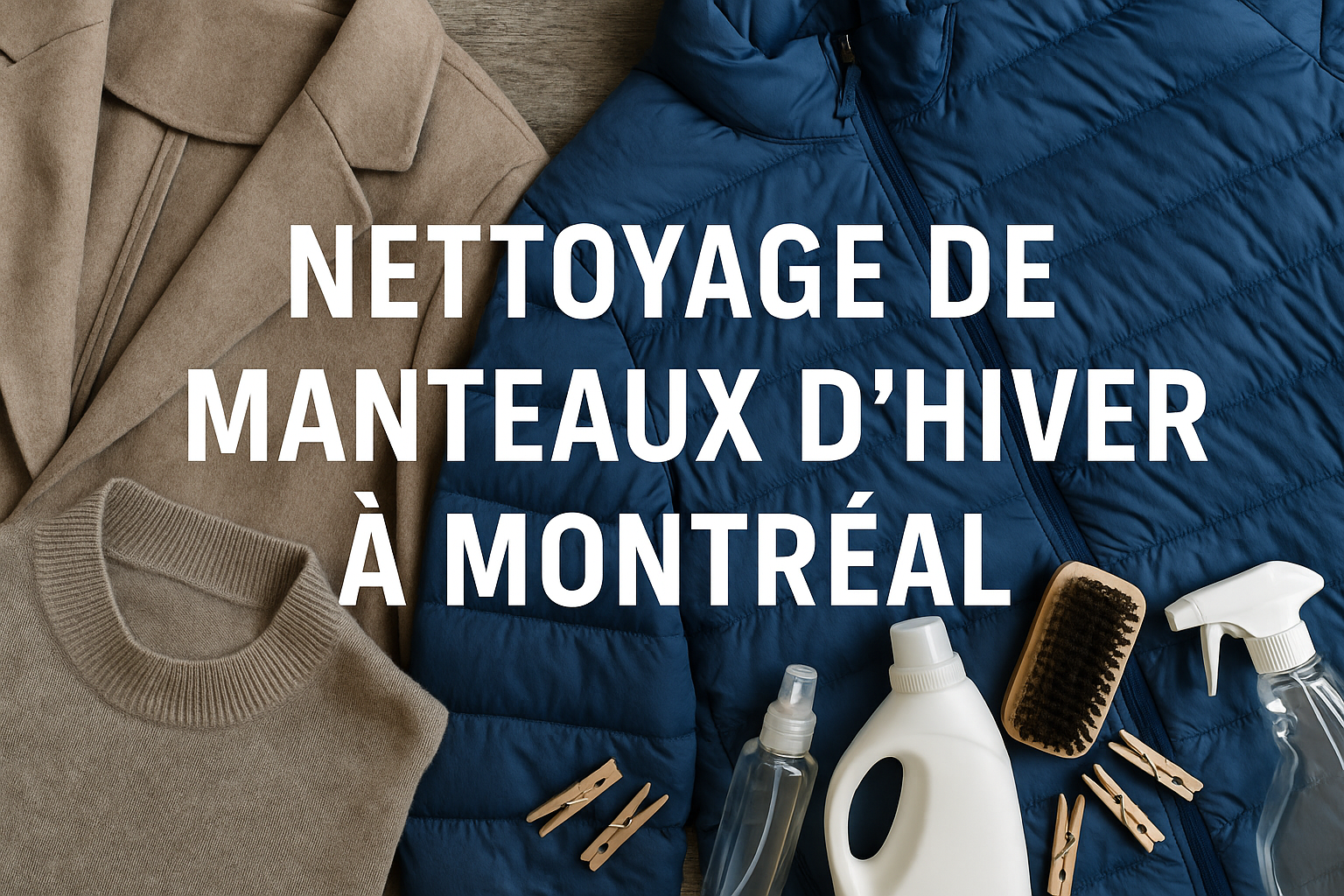 Winter coat cleaning service in Montreal